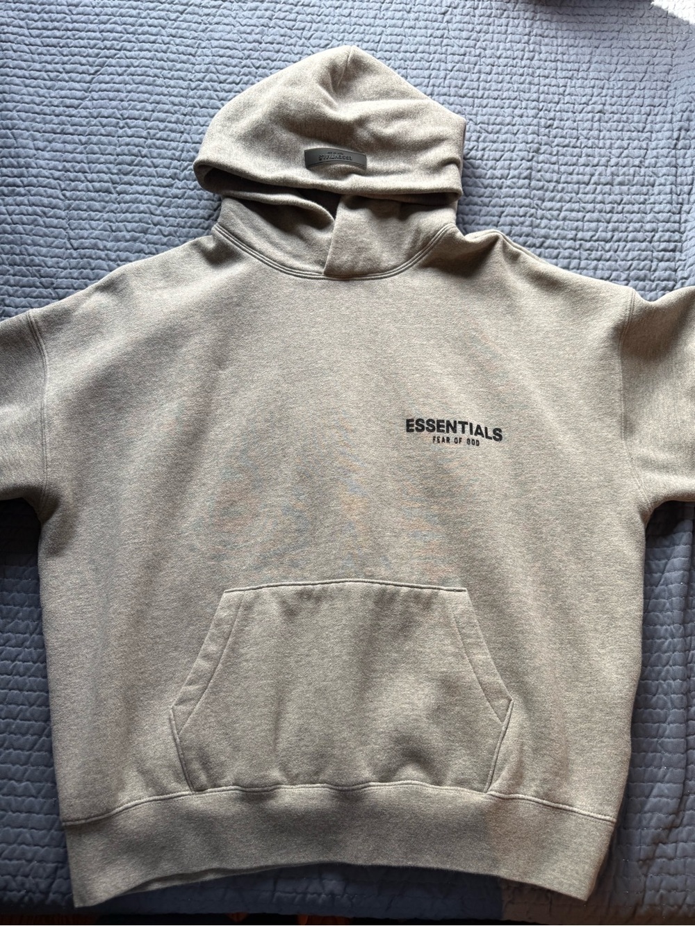 Essentials Men's Taupe Pullover Hoodie